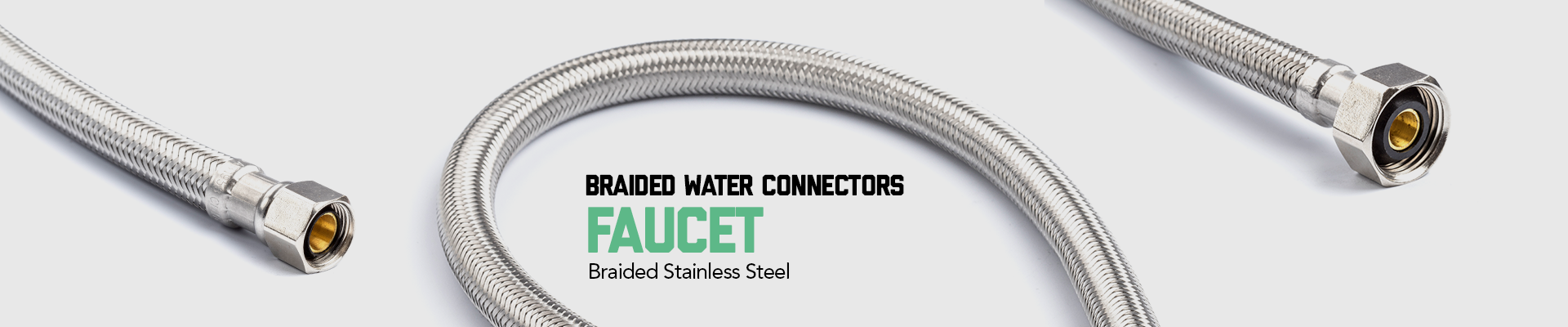 Braided Water Connectors: Faucet