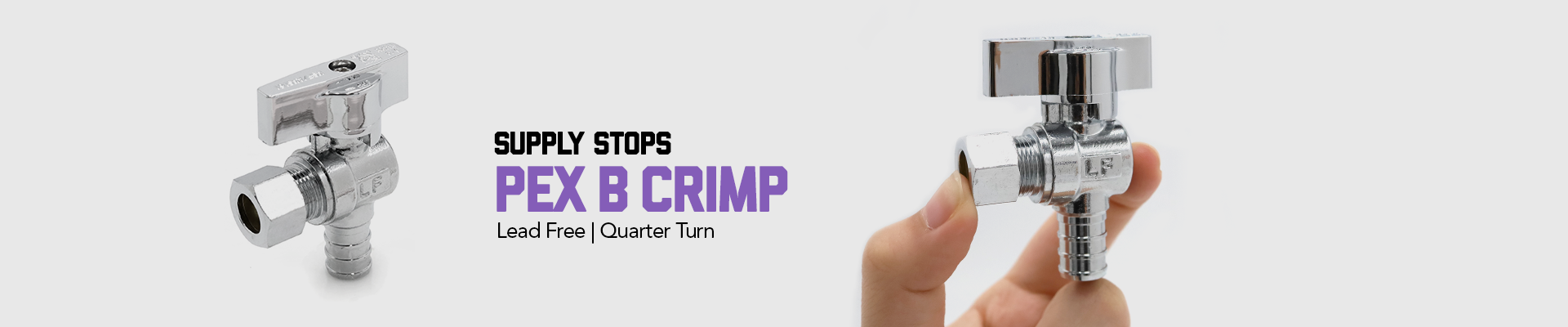 Supply Stops: PEX B Crimp