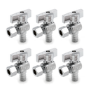 PEX B Crimp Supply Stop Valves (6 Pack)-1
