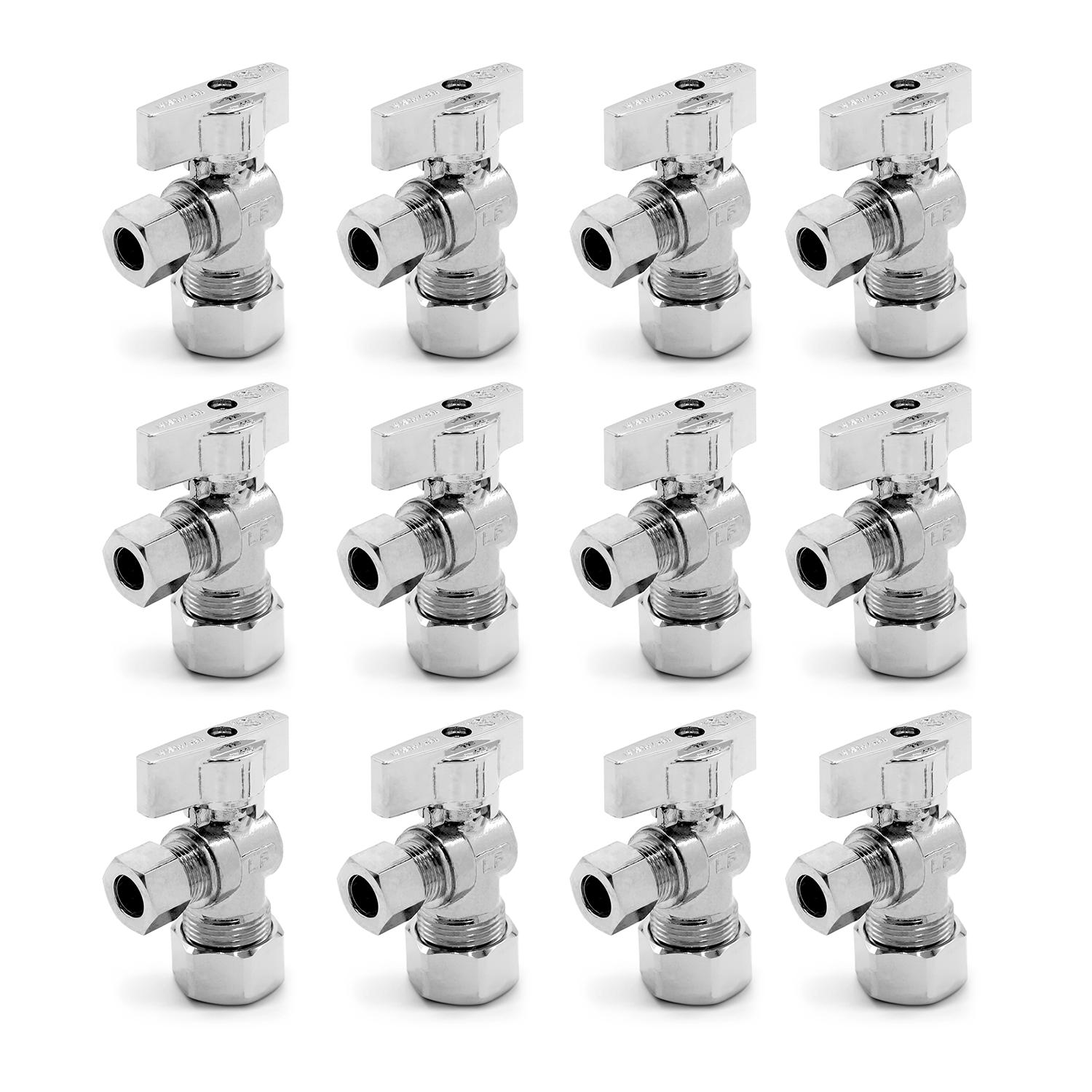 Compression Supply Stop Valve (12 Pack) | HPS: HvacPlumbingShop.com