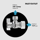 Compression Supply Stop Valve (12 Pack)-4