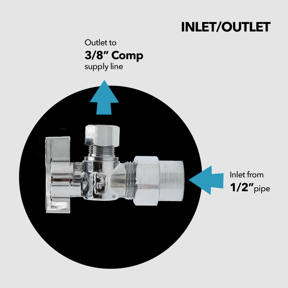 CPVC Supply Stop Valve (12Pack)