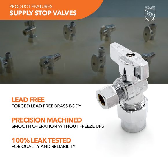 CPVC Supply Stop Valve (12Pack)