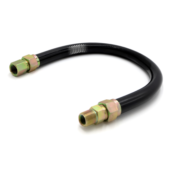 5/8" OD Black Coated Commercial Gas Connector