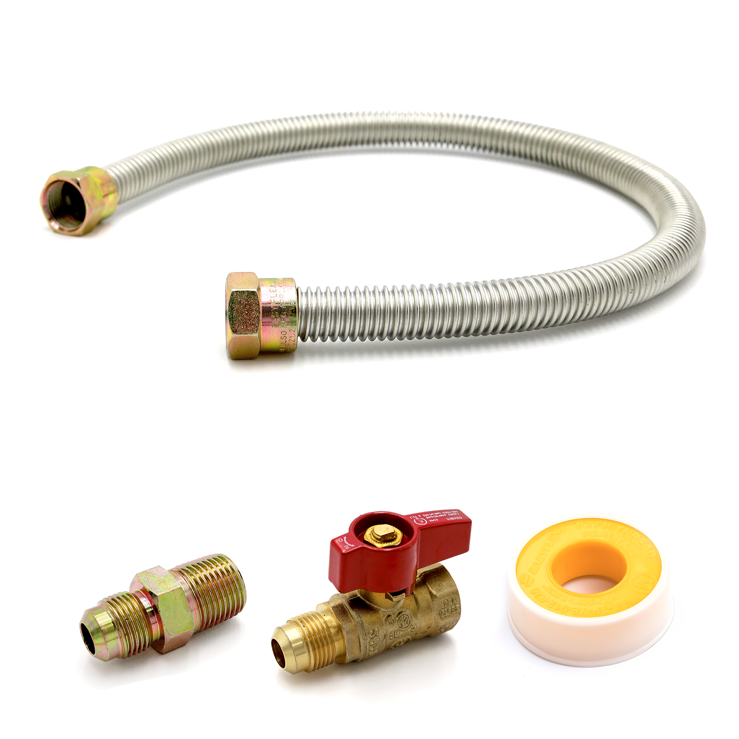 Gas Connector: Stainless Steel