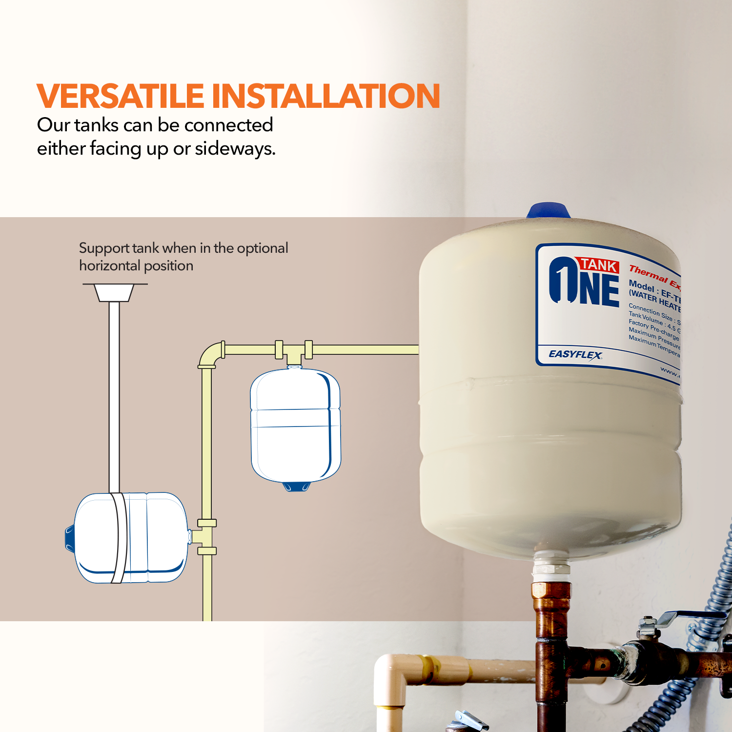 Domestic Water Expansion Tank WATTS 0067370 PLT-5 DOMESTIC WATER