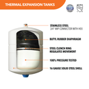 Thermal Expansion Tank 4.5 Gal.-3