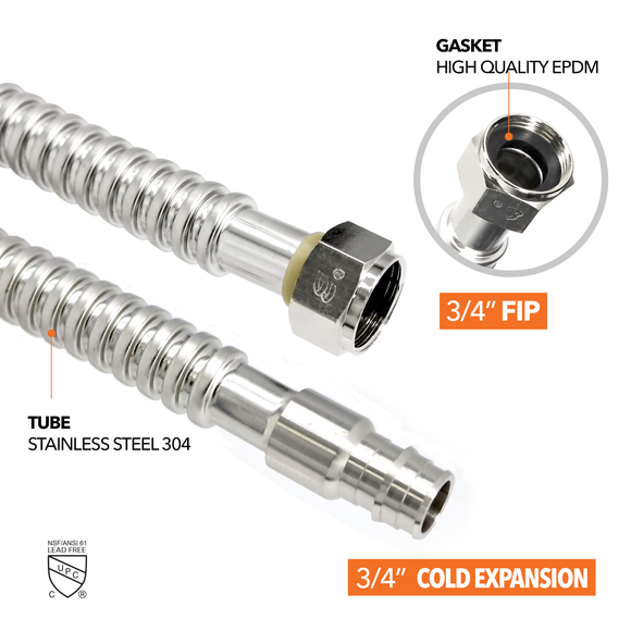 3/4" FIP x 3/4" PEX A Expansion Water Heater Connector